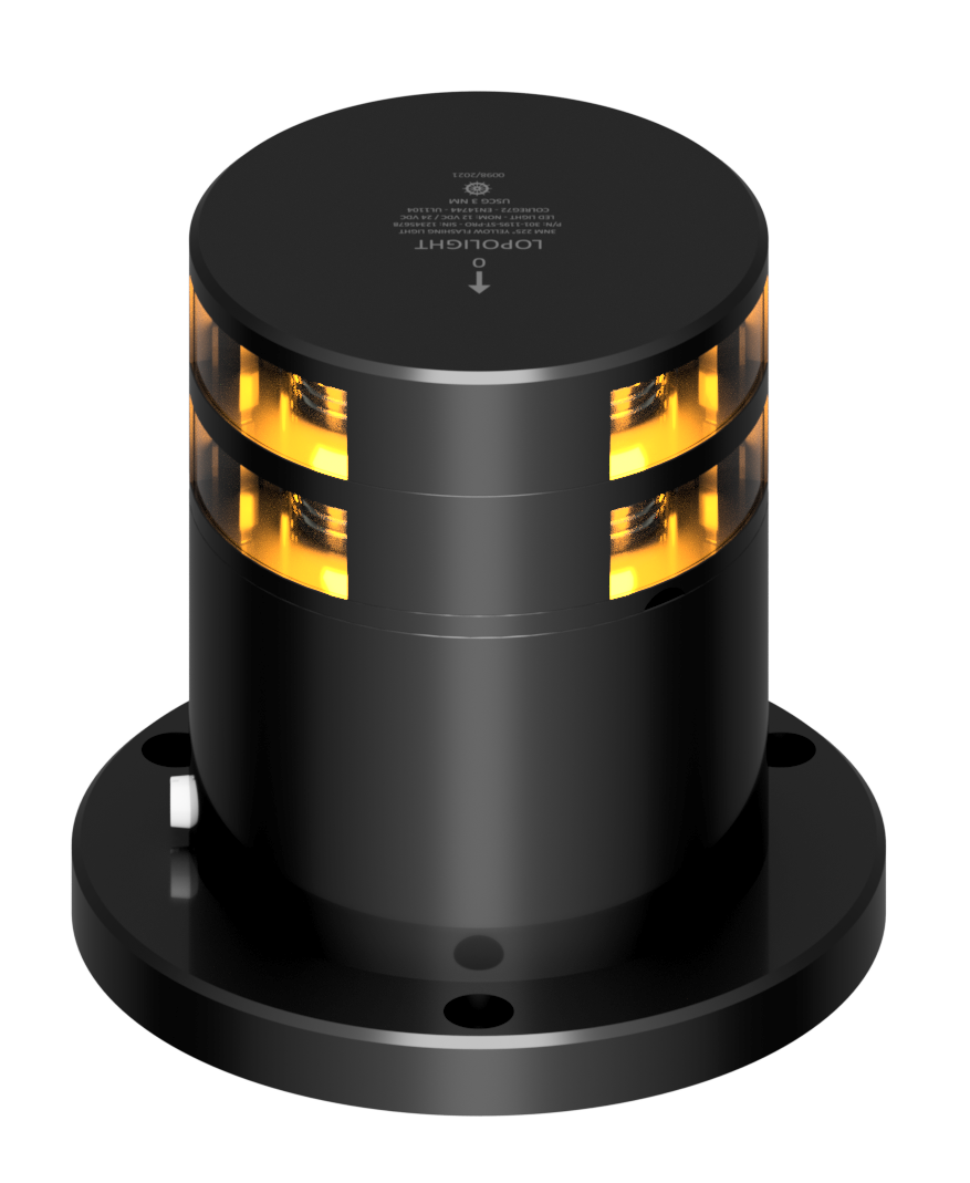 3nm 225° Yellow, Double, 1Hz fl, Ex Zone 1&2 3nm 225° Yellow, Double, 1Hz fl, Ex Zone 1&2